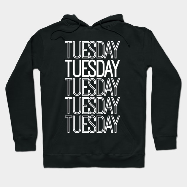 Weekdays: Tuesday Hoodie by artsylab